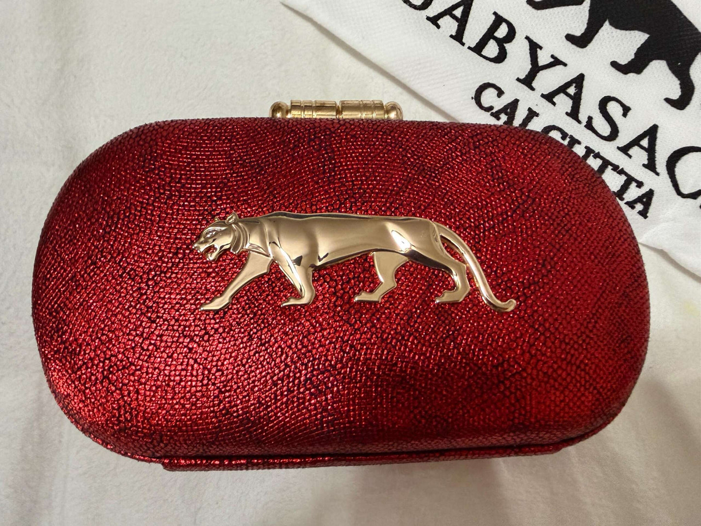 Sabyasachi Inspired Clutches Gold Color