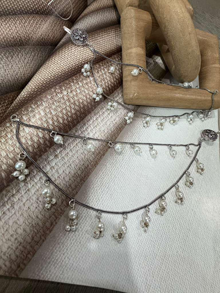 Layered Pearl Matha Patti for Women, Bridal Headpiece, Traditional Forehead Jewelry