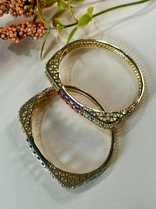 Designer Open Cuff Bracelet for Women, Statement Bangle, Adjustable Fashion Bracelet