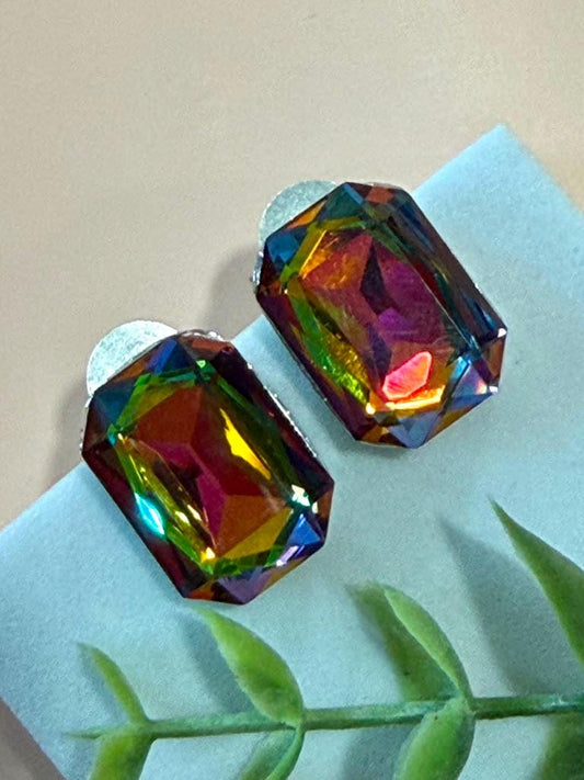 Architectural Geometric Statement Earrings with Designer Elegance Swarovski