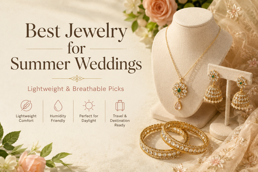 Best Jewelry for Summer Weddings (Lightweight & Breathable Picks)