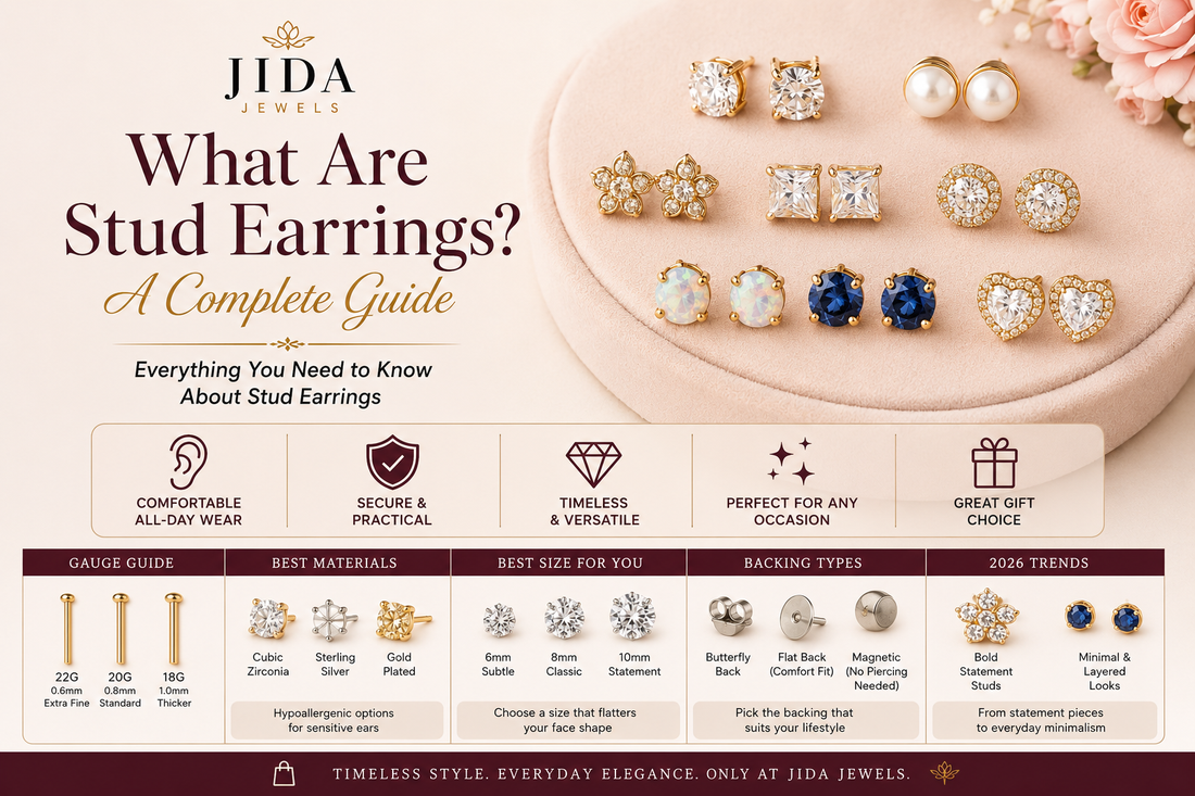 What Are Stud Earrings? A Complete Guide