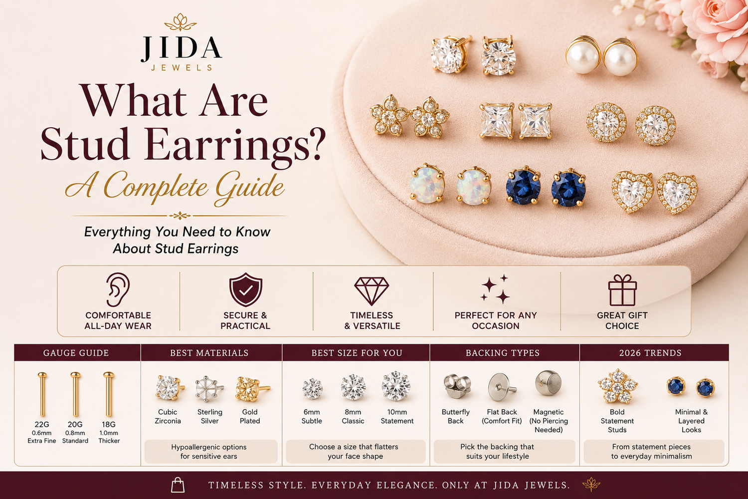 What Are Stud Earrings? A Complete Guide