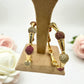 Gold-Plated Bangle Set – Ruby and Diamond Wedding Jewelry