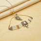 Bollywood ethnic Indian designer choker set antique gold finish set with pearls