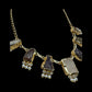 Turkish Necklace and Studs Set - Semi-Precious Stones with Pearls