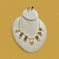 Turkish Necklace and Studs Set - Semi-Precious Stones with Pearls