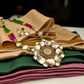 Boho Chic traditional Kundan mala Set with barouk Pearls & Gemstones - Unique Indian Jewelry
