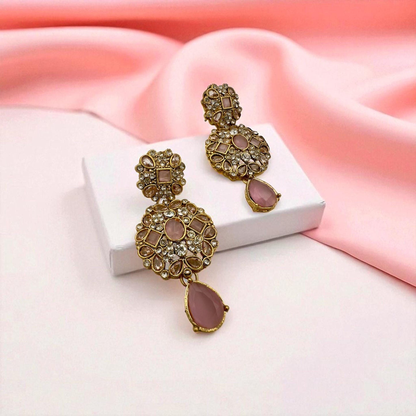 Bollywood Designer Dangle Jewelry for Women, Elegant Statement Earrings