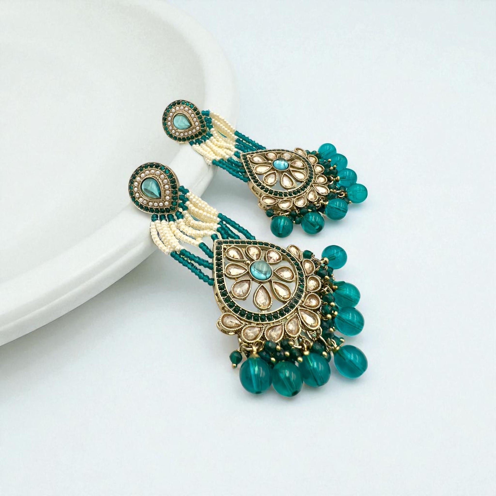 Bollywood Designer Dangle Jewelry for Women, Elegant Statement Earrings