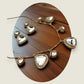 Bollywood inspired Elegant Gold Kundan Necklace Set with Teardrop Stones - Traditional Indian Jewelry