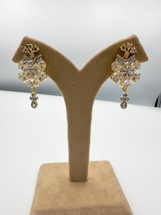 Bollywood ethnic Indian gold plated designer style Victorian luxurious set