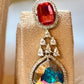 Bollywood Swarovski crystal necklace set
