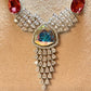 Bollywood Swarovski crystal necklace set