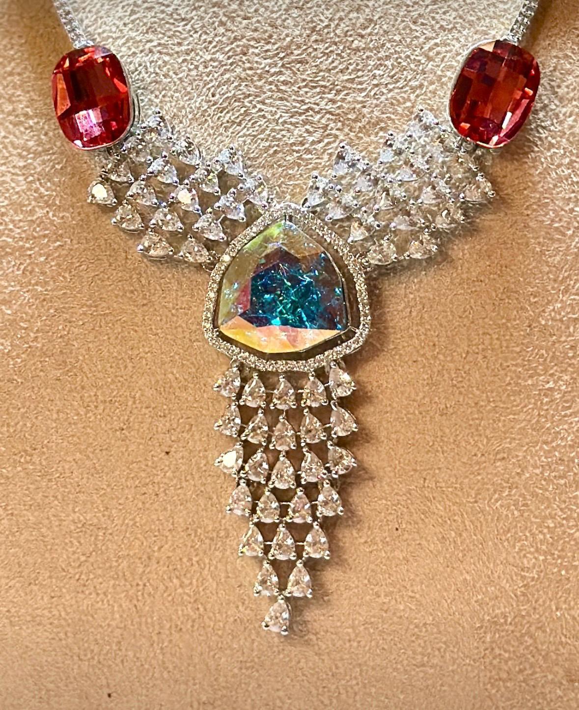 Bollywood Swarovski crystal necklace set