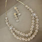 Bollywood ethnic double layer Indian American daimond ad set gold plated .
