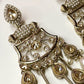Bollywood Indian Designer Earrings in pearl champange color