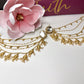 Bollywood Indian Designer Sahara / earring stud  brass