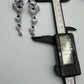 Enameled Designer Inspired Necklace Set in Amethyst & Cubic Zirconia