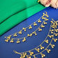 Gold Plated Anklets with Dangling Beads | Traditional indian Payal Jewelry | Boho Foot Jewelry.