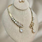 Elephant Gold Hasli Set Designer Jewelry | Kundan Polki Necklace & Earrings