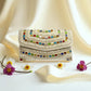 Designer embroidery clutch hand bag rare