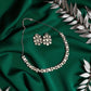 Bollywood designer Kundan Necklace set with studs. Indian Jewelry
