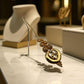 Gold Plated Tikka - Traditional Indian Jewelry with Clear Stone Accents