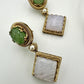 Exquisite fusion Necklace set designer with Multicolor Stones and Pearls - Traditional Indian Jewelry