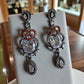 Bollywood cz stone  Designer Dangle Jewelry for Women, Elegant Statement Earrings
