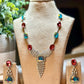 Bollywood Swarovski crystal necklace set