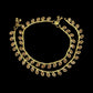 Gold Anklets with Dangling Beads | Indian Payal Foot Jewelry