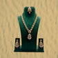 Gold Mala Necklace Set – Indian Pakistani Gemstone Jewelry