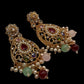 Gold Mala Necklace Set – Indian Pakistani Gemstone Jewelry