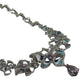 Enameled Designer Inspired Necklace Set in Amethyst & Cubic Zirconia