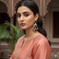 Ruby  Statement Earrings | Gold Plated CZ Dangler Jewelry | Bridal & Partywear Drop Earrings | Luxury Designer Wedding Jewelry
