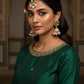 Kundan Jhumka Set | Pearl Maang Tikka, Indian Bridal Jewelry