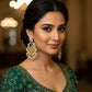 Pink Kundan Pearl Drop Earrings | Indian Bridal Statement Earrings | Gold-Plated Ethnic Jewelry | Wedding & Party Wear Earrings