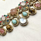 Kundan Necklace Set – Multicolor Stone & Pearl Indian Jewelry