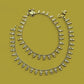 Gold Kundan Anklet Set | Indian Payal with CZ Stones | Bridal Foot Jewelry | Handmade Ethnic Anklets for Women | Traditional Jewelry