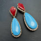 Multi Color Statement Earrings | Gold Plated CZ Dangler Jewelry | Modern Luxury highend Earrings | Party Drop Earrings