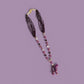 Bollywood Indian mala deep purple with meenakari