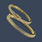 Gold Plated Bangles | Handmade Bridal Bracelet Set | Lightweight Indian Jewelry Gift for Women