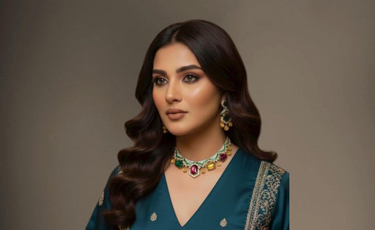 Multicolor Gemstone Necklace Set designer high end Jewelry | Luxury Enamel Necklace & Earrings for Women