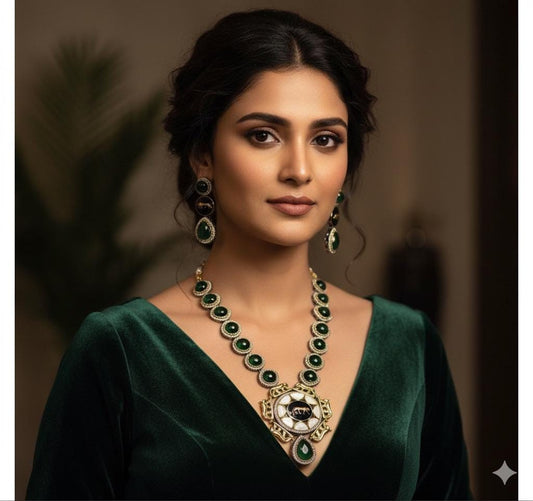 Luxury emerald green color. Beautifully crafted