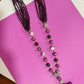 Bollywood Indian mala deep purple with meenakari