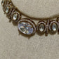 Bollywood polki monzonite ad Stone Necklace Set, Indian Bridal Jewelry