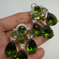 Sparkling Teardrop Crystal Earrings | Luxury Statement Drop Earrings | 6 Color Options | Bridal & Party Jewelry