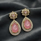 Teardrop Earrings • Kundan Pearl Dangle Earrings • Bridal Statement Jewelry • 7 Color Options