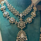 Bridal Statement Necklace, Cubic Zirconia Jewelry Set